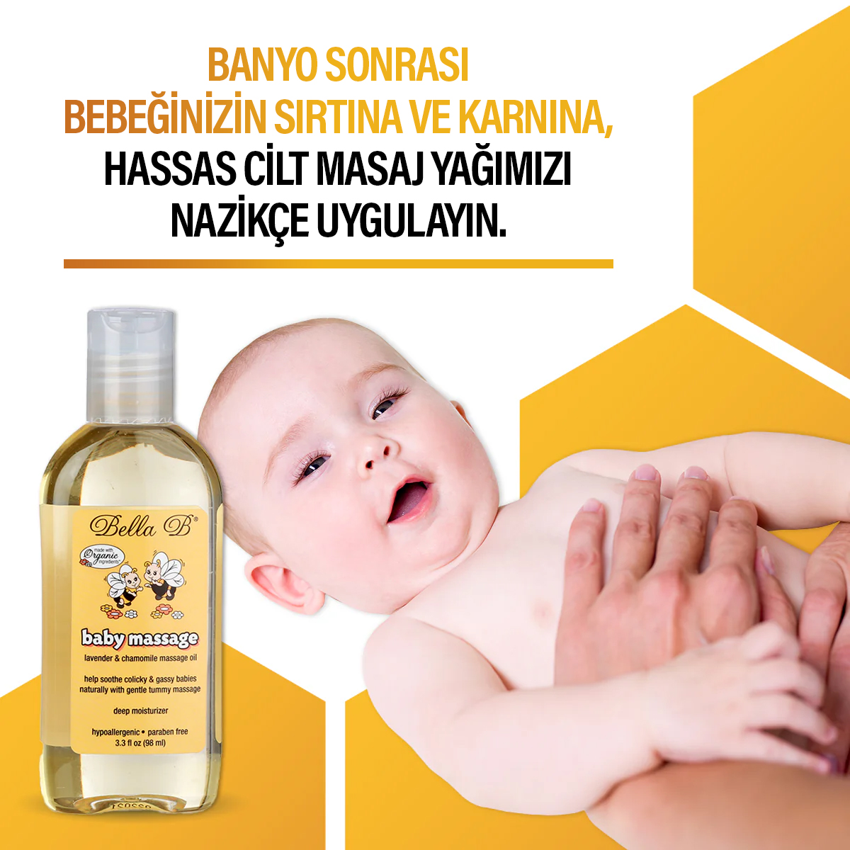 Bella B Bebek Masaj Yağı