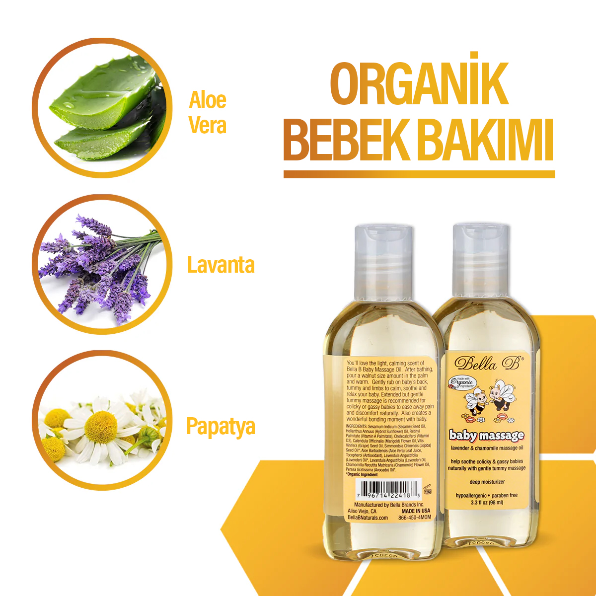 Bella B Bebek Masaj Yağı